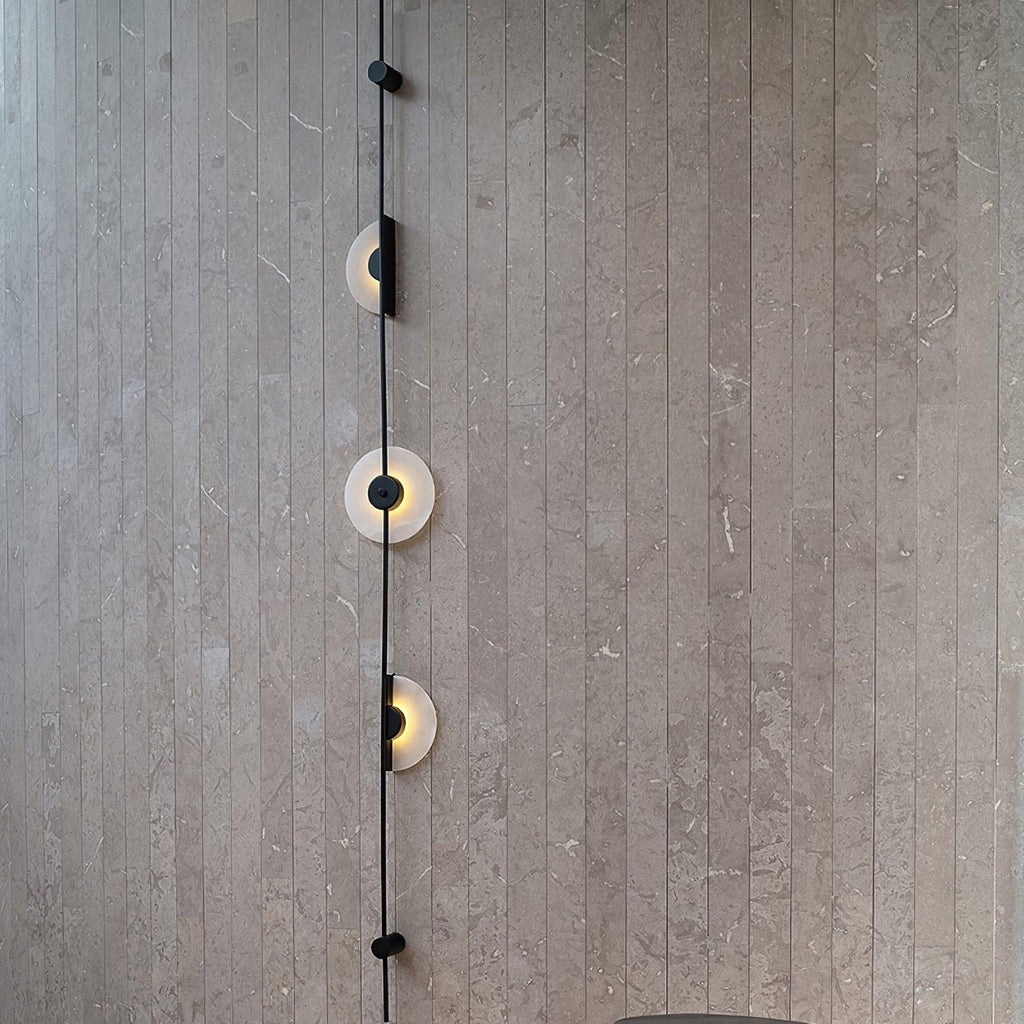 Alabaster Orb Vertical LED Wall Sconce - product view 31