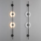 Alabaster Orb Vertical LED Wall Sconce - product view 38