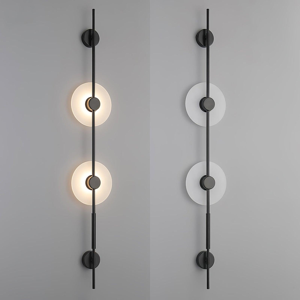 Alabaster Orb Vertical LED Wall Sconce - product view 38