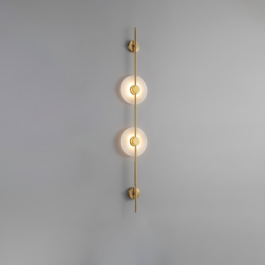 Alabaster Orb Vertical LED Wall Sconce - product view 40