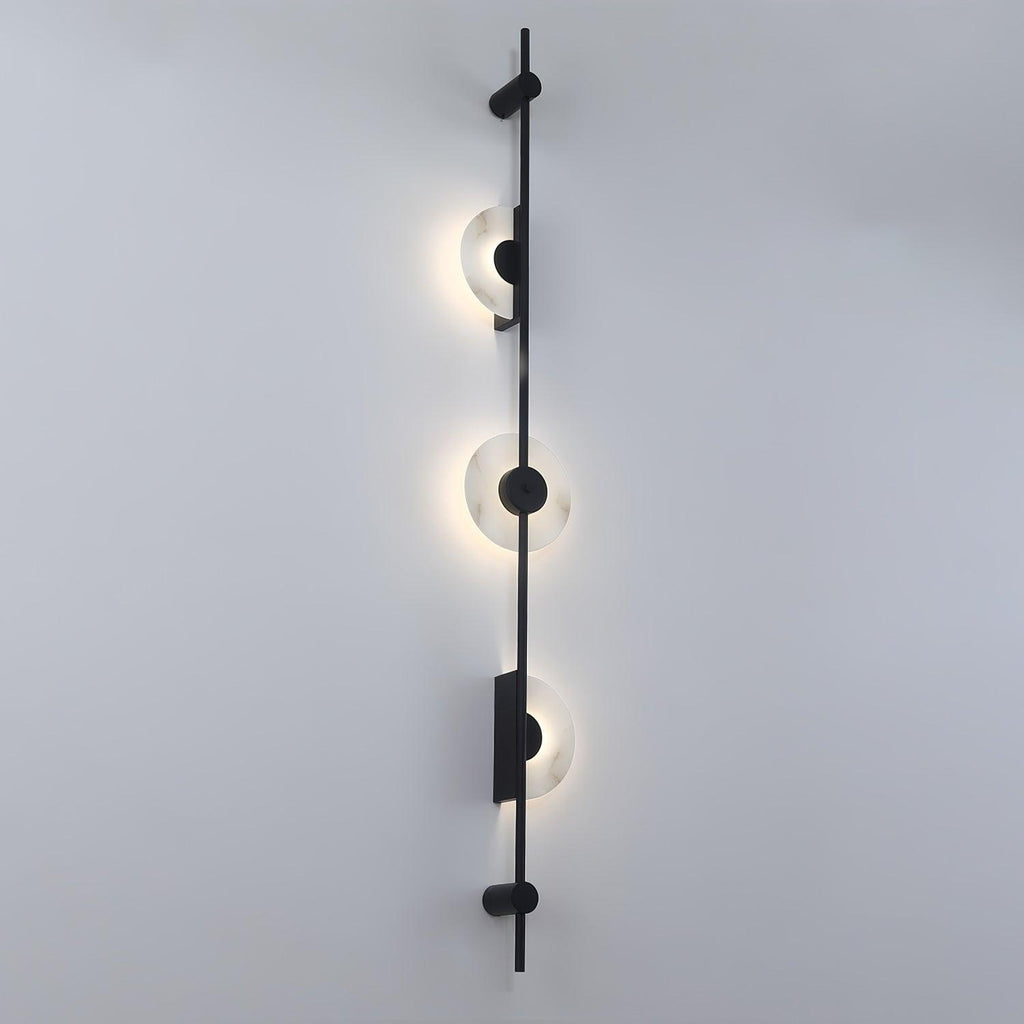 Alabaster Orb Vertical LED Wall Sconce - product view 42