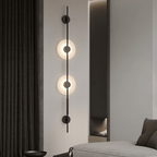 Alabaster Orb Vertical LED Wall Sconce - product view 46