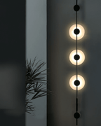Alabaster Orb Vertical LED Wall Sconce - product view 48