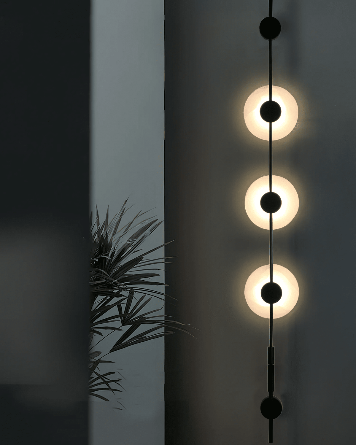 Alabaster Orb Vertical LED Wall Sconce - product view 48