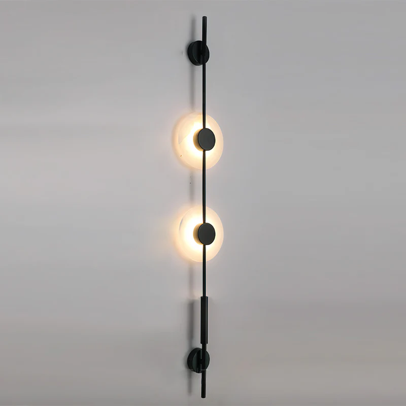 Alabaster Orb Vertical LED Wall Sconce - product view 51