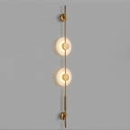 Alabaster Orb Vertical LED Wall Sconce - product view 53