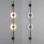 Alabaster Orb Vertical LED Wall Sconce - product view 54