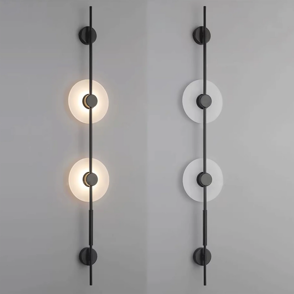Alabaster Orb Vertical LED Wall Sconce - product view 54