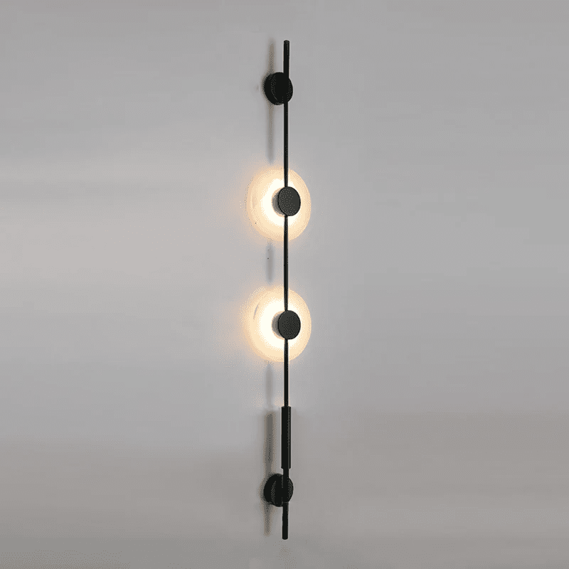 Alabaster Orb Vertical LED Wall Sconce - product view 55