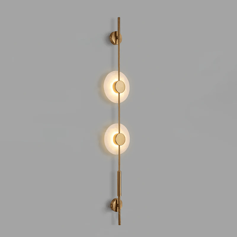 Alabaster Orb Vertical LED Wall Sconce - product view 56