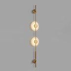 Alabaster Orb Vertical LED Wall Sconce - product view 56