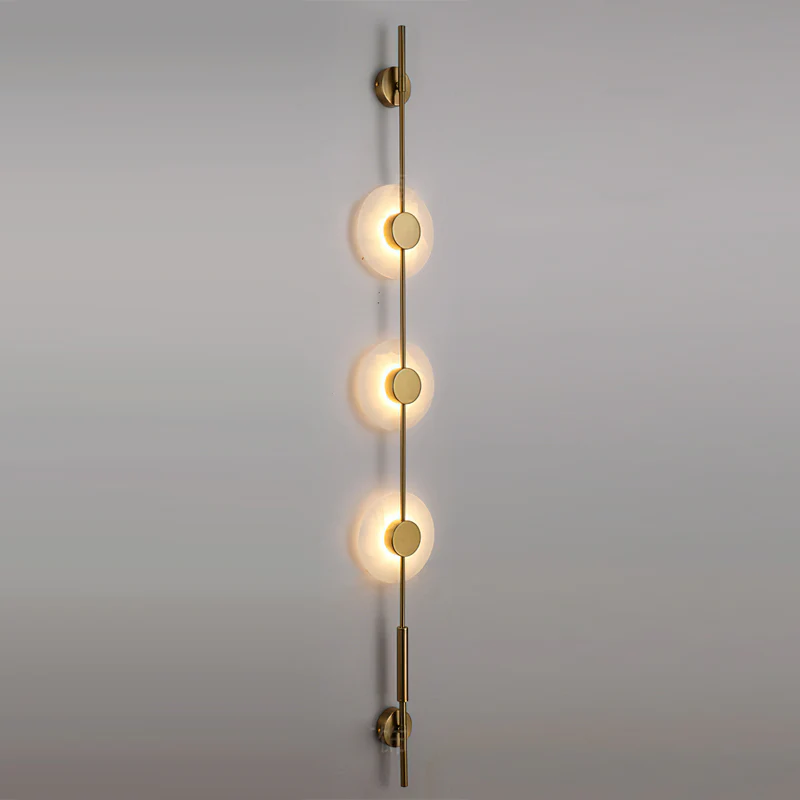 Alabaster Orb Vertical LED Wall Sconce - product view 57