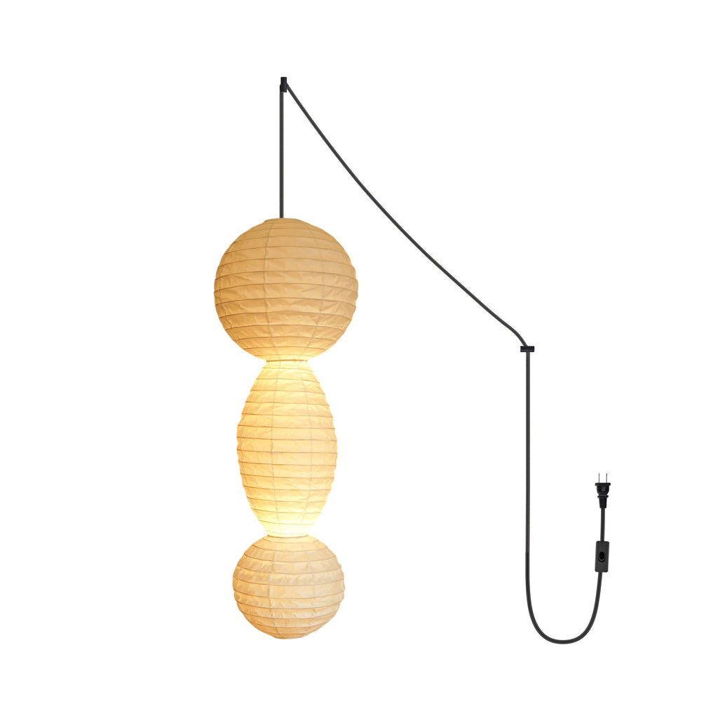 Rice Paper Plug-In Pendant Lamp R1 — product view 14