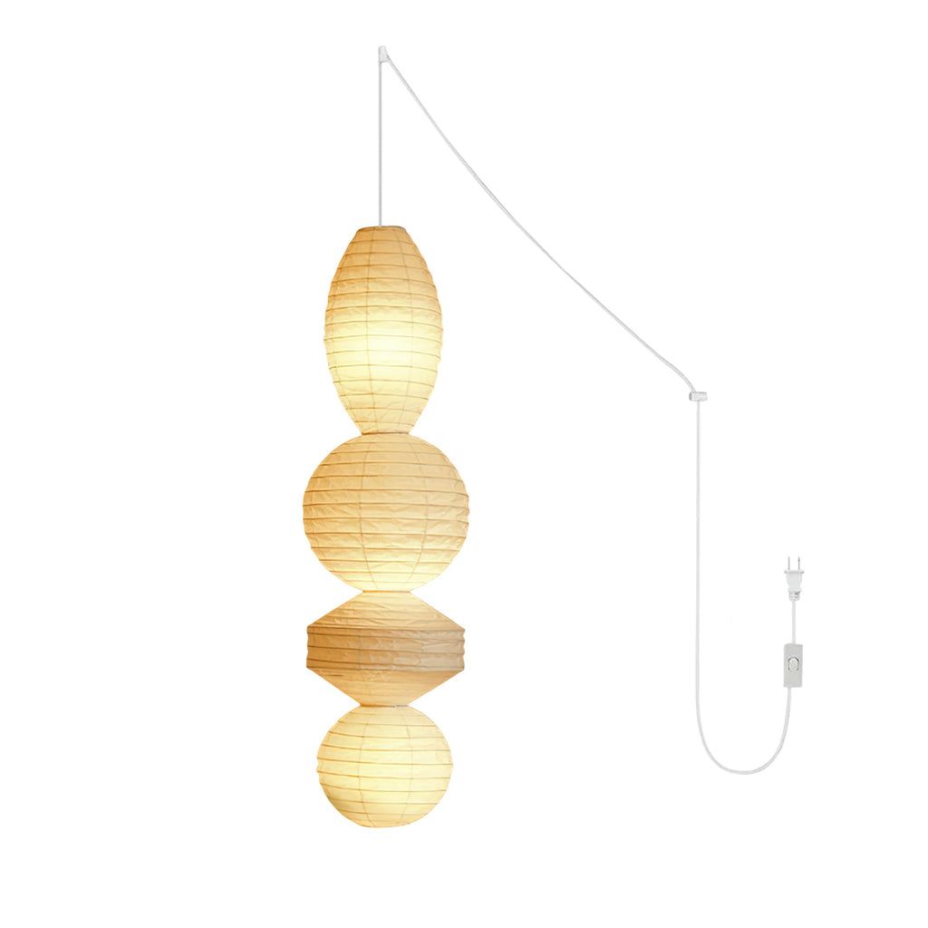 Rice Paper Plug-In Pendant Lamp R1 — product view 18