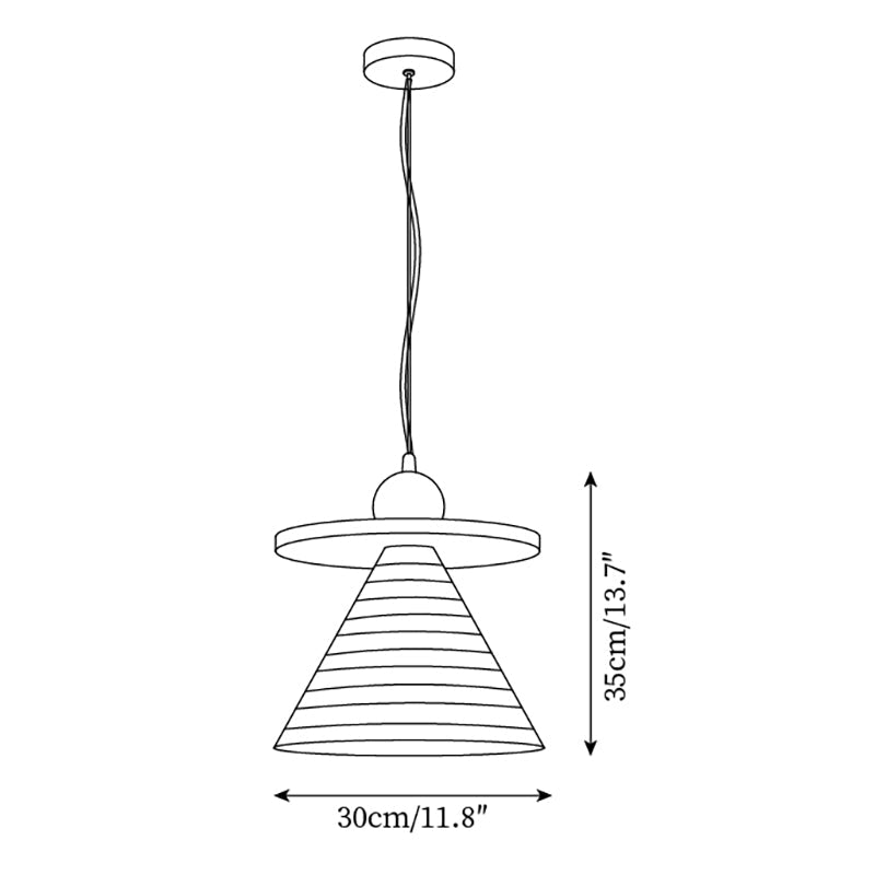 Riva Metal Pendant Lamp — product view 5