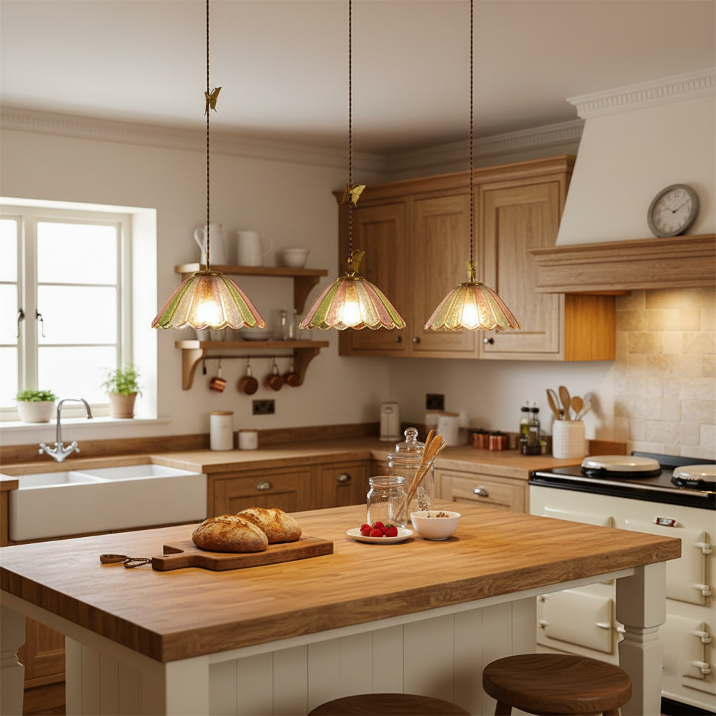 Leira Skirt Glass Pendant Lamp — product view 7