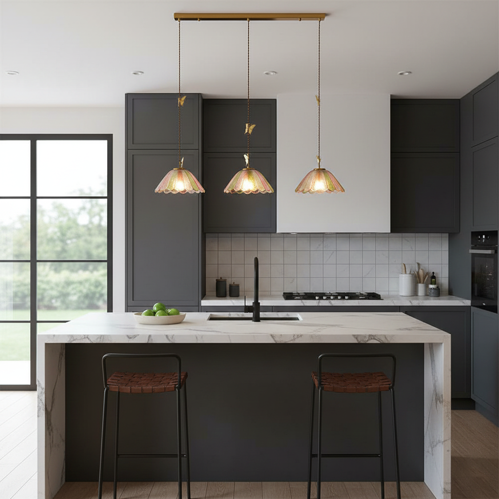 Leira Skirt Glass Pendant Lamp — product view 12