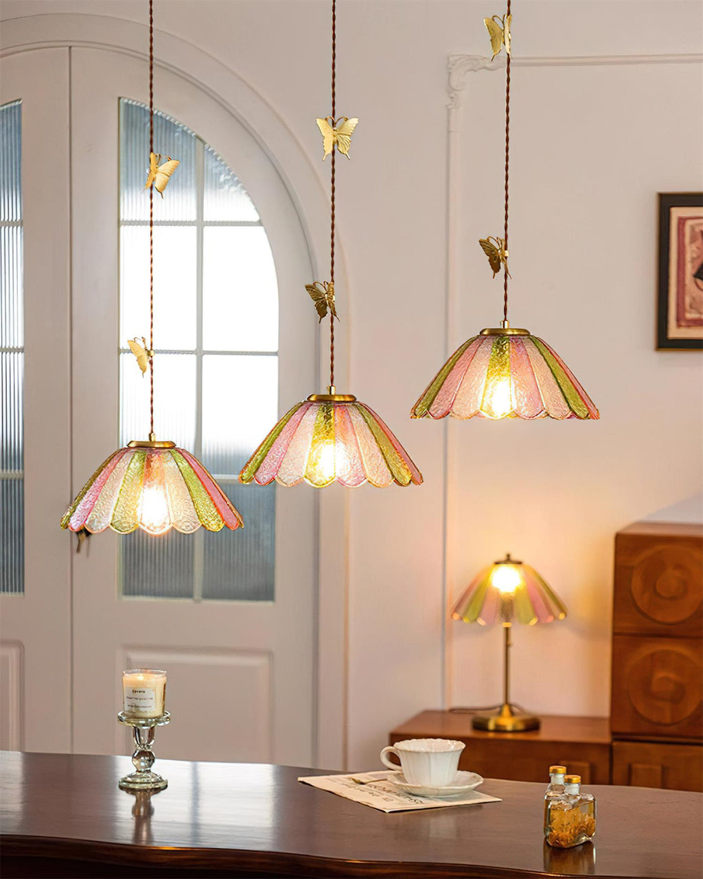 Leira Skirt Glass Pendant Lamp — product view 16