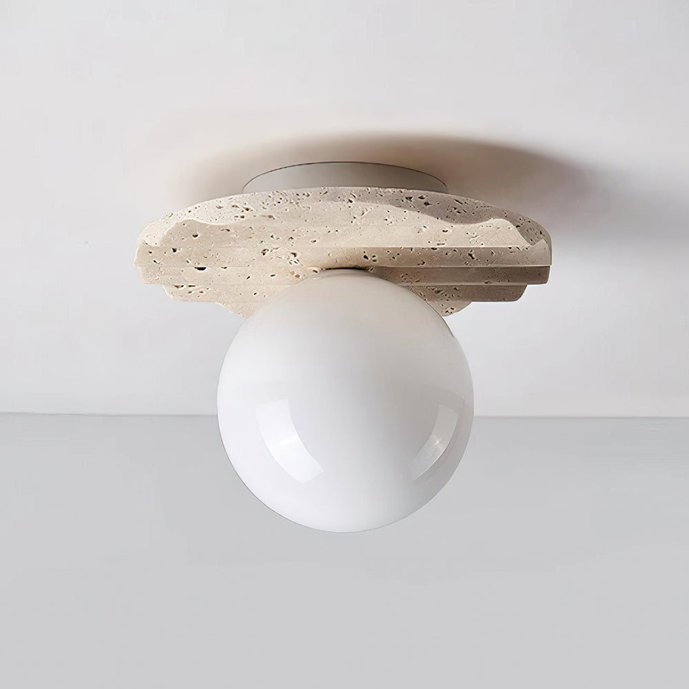 Talia Travertine Ceiling Light — product view 13