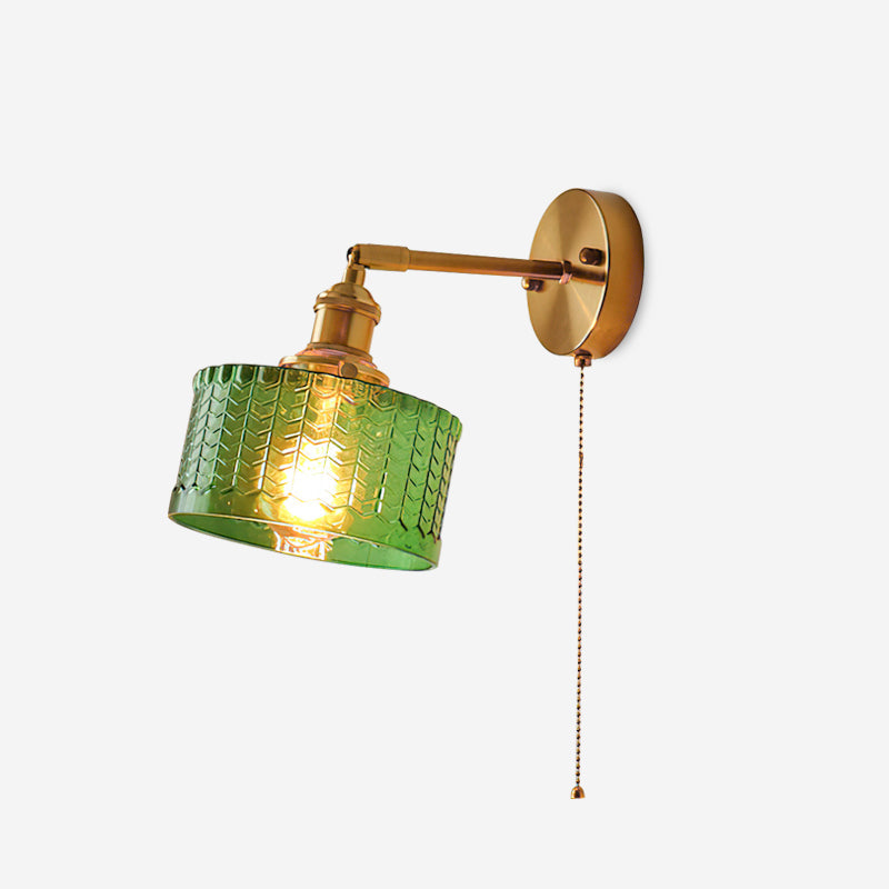 Cavella Round Glass Wall Lamp — product view 1