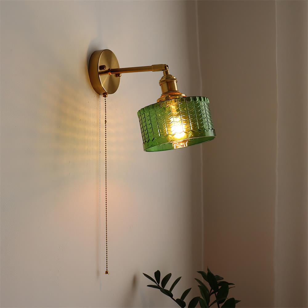 Cavella Round Glass Wall Lamp — product view 2