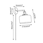 Cavella Round Glass Wall Lamp — product view 7