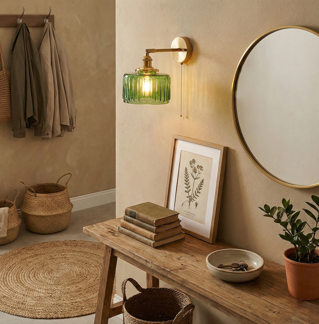Cavella Round Glass Wall Lamp — product view 11