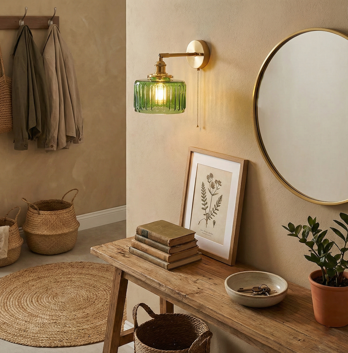 Cavella Round Glass Wall Lamp — product view 11