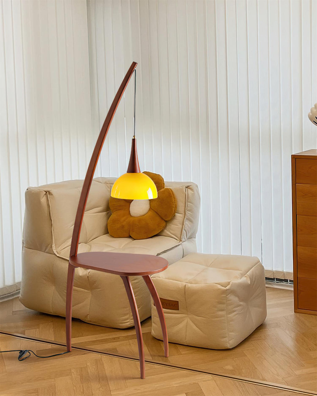 Kirby Glass Floor Lamp — product view 9
