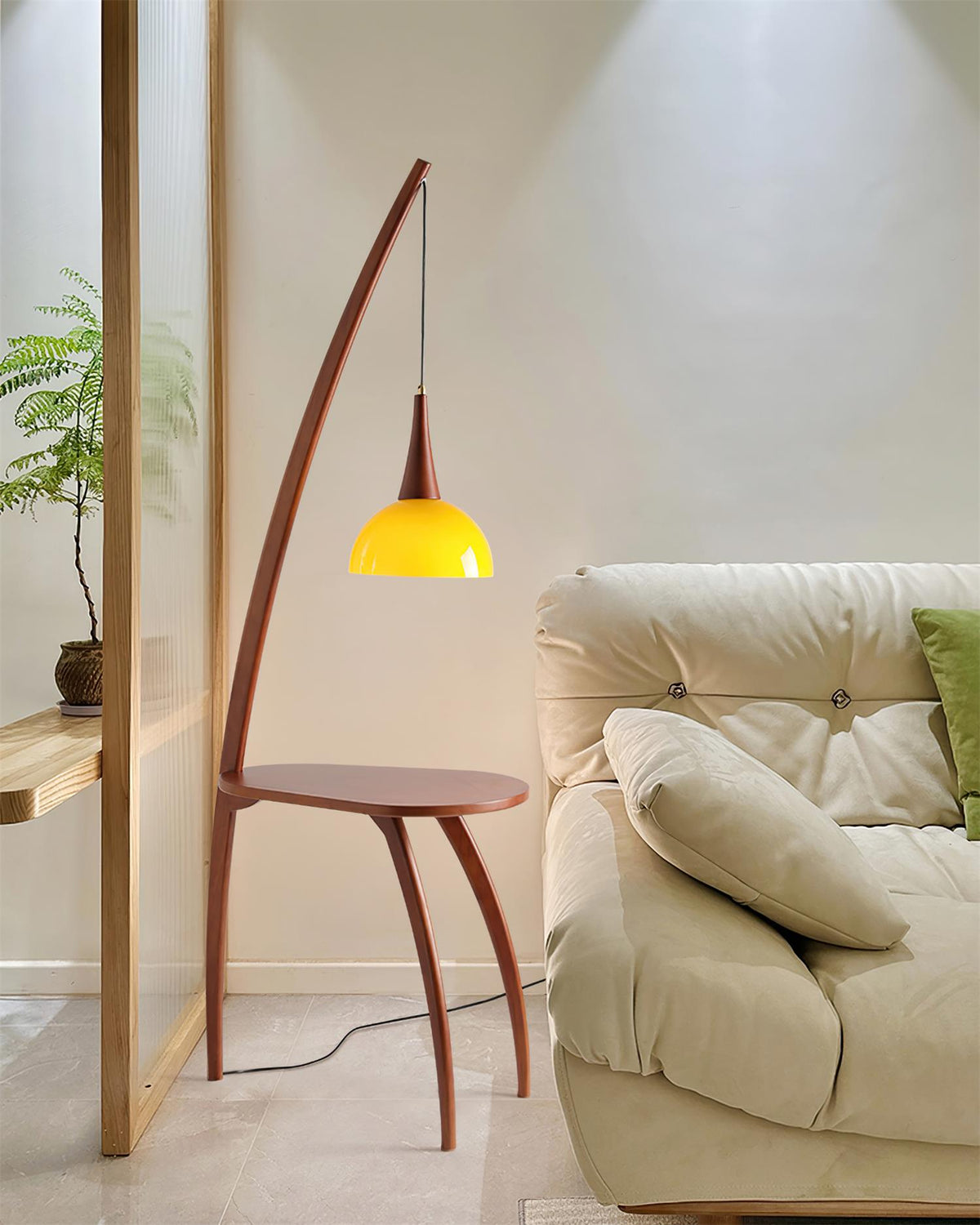 Kirby Glass Floor Lamp — product view 11