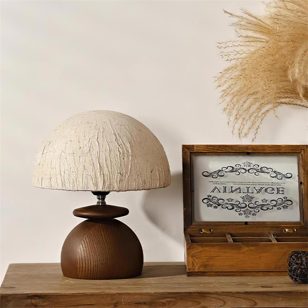 Basira Wood Table Lamp — product view 6