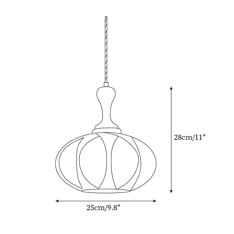 Kenso Glass Pendant Lamp — product view 5