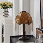 Tassel Bead Wood Table Lamp — product view 2