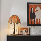 Tassel Bead Wood Table Lamp — product view 4