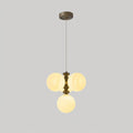 Sloane Faux Alabaster & Wood Chandelier — product view 10