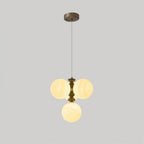 Sloane Faux Alabaster & Wood Chandelier — product view 10
