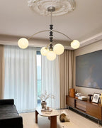Sloane Faux Alabaster & Wood Chandelier — product view 14