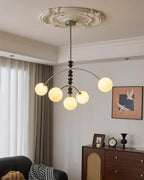 Sloane Faux Alabaster & Wood Chandelier — product view 15