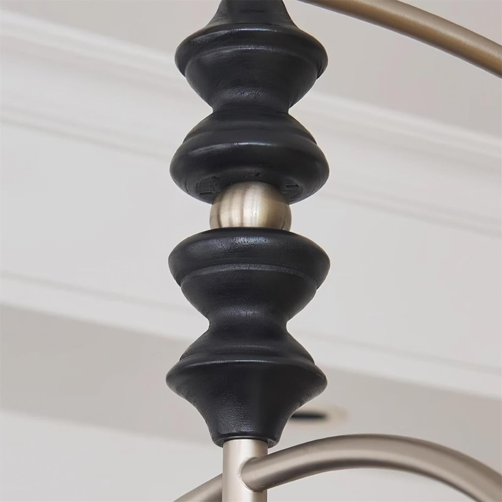 Sloane Faux Alabaster & Wood Chandelier — product view 18