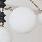 Sloane Faux Alabaster & Wood Chandelier — product view 19