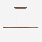 Eastoft LED Wood Chandelier — product view 1