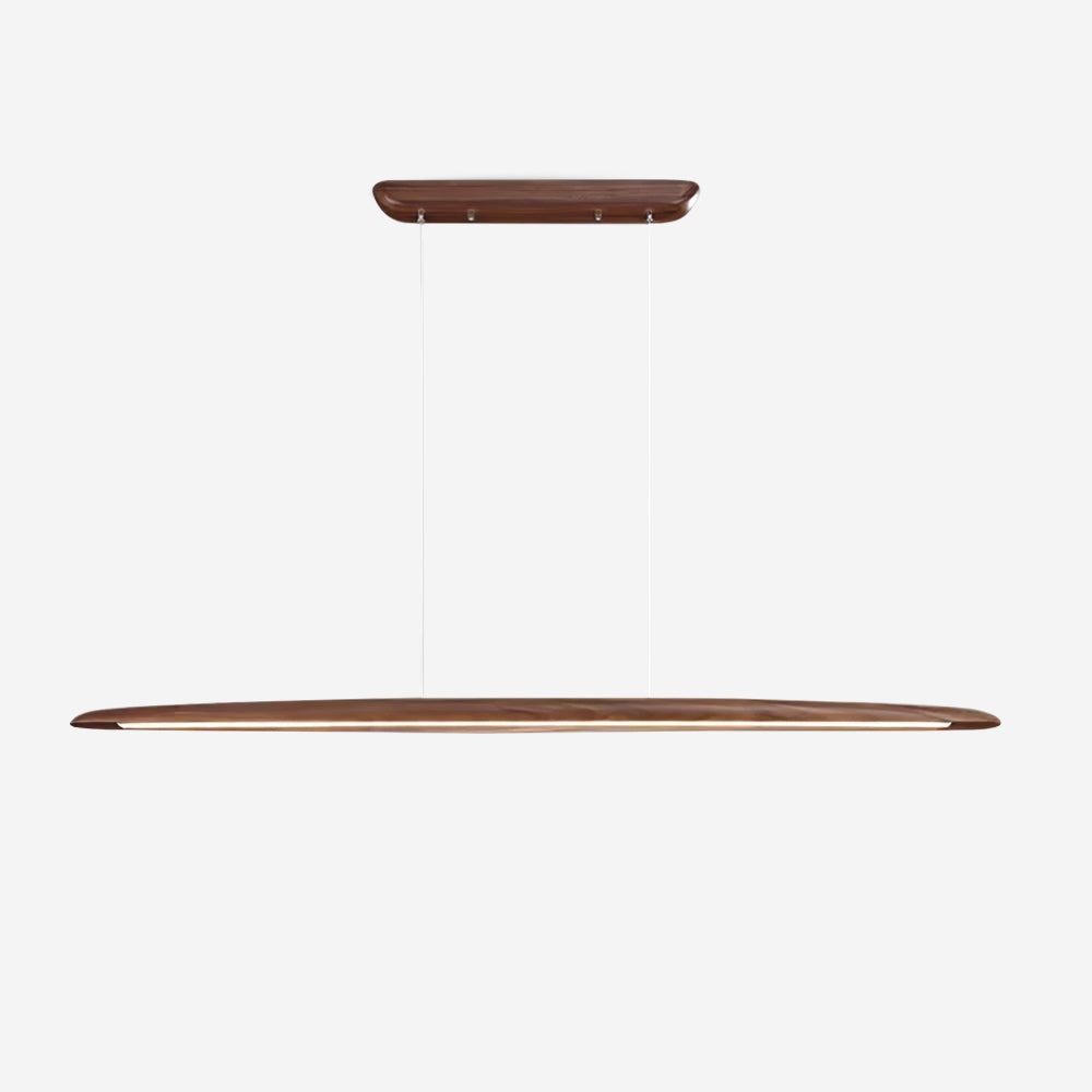 Eastoft LED Wood Chandelier — product view 1