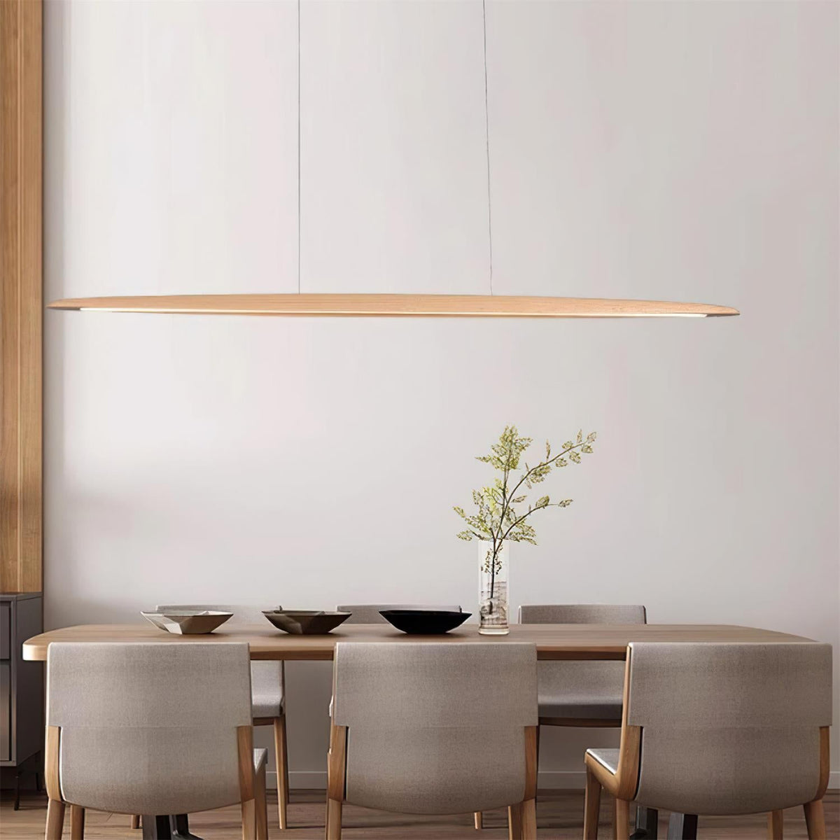 Eastoft LED Wood Chandelier — product view 9