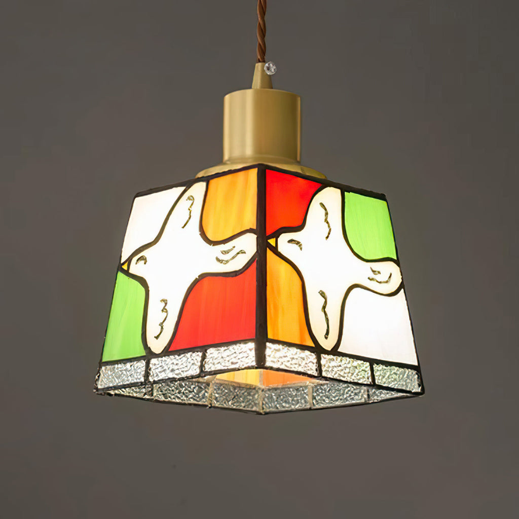 Peace Dove Glass Pendant Lamp — product view 7