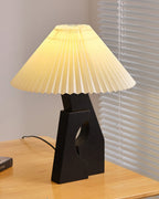 Zain Pleated Wood Table Lamp — product view 6