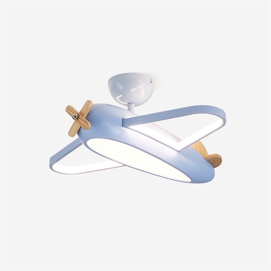 Airplane Wood Ceiling Lamp — product view 1