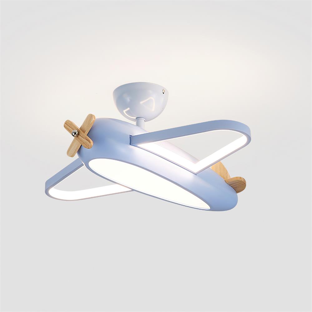 Airplane Wood Ceiling Lamp — product view 2