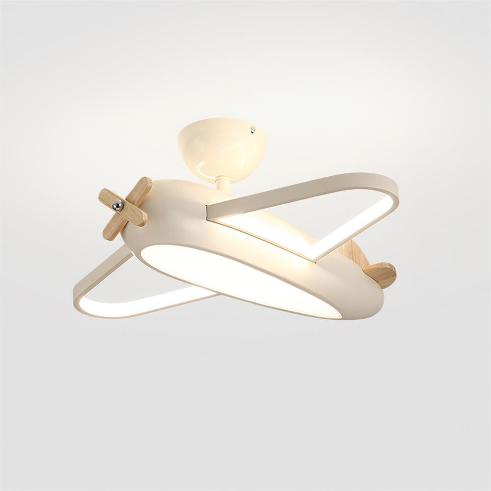 Airplane Wood Ceiling Lamp — product view 3