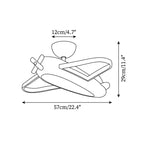 Airplane Wood Ceiling Lamp — product view 5