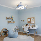 Airplane Wood Ceiling Lamp — product view 7